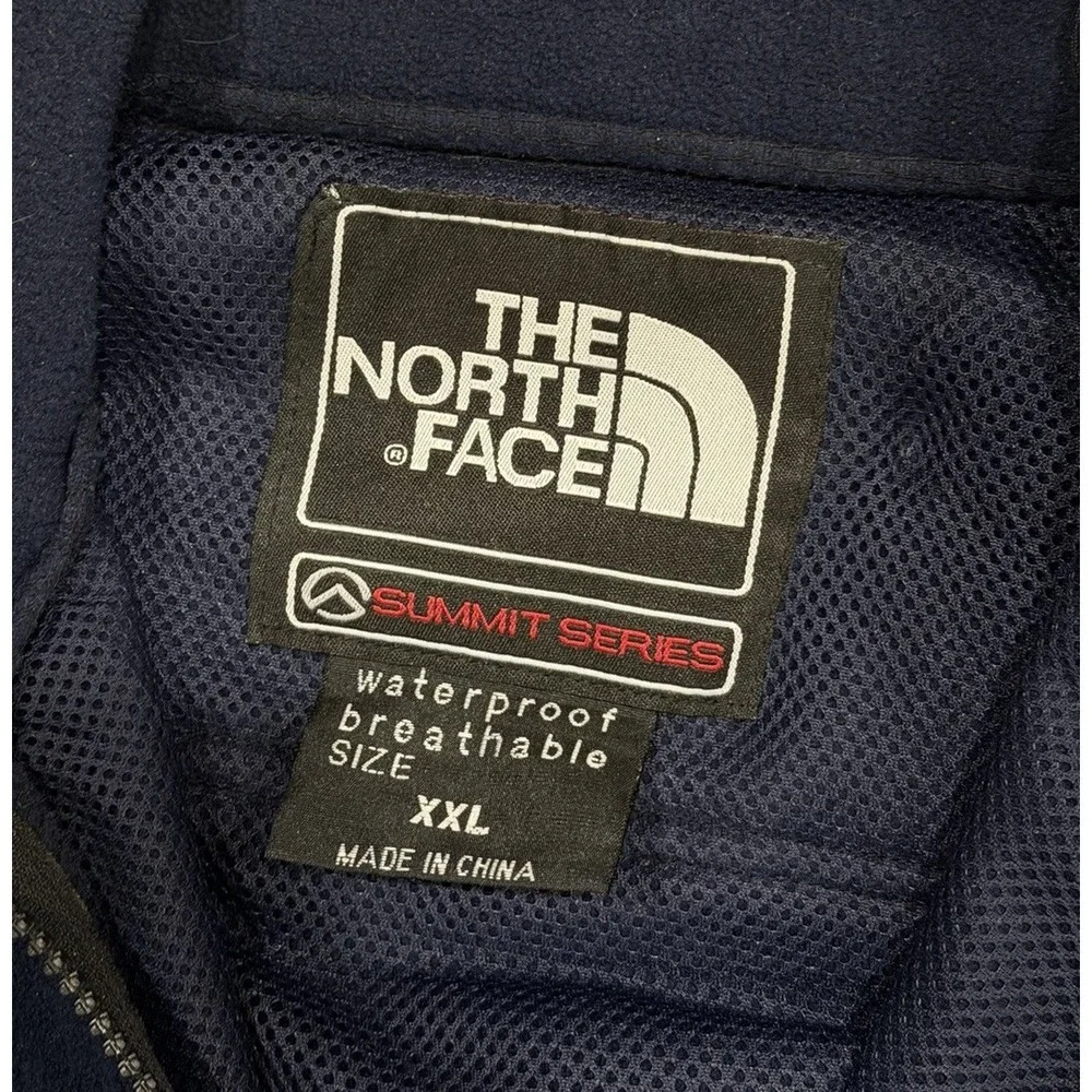 VTG The North Face Summit Series Gore Tex Windstopper‎ Fleece Jacket Men's 2XL